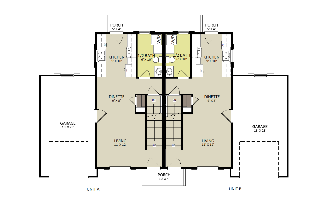 Colfax First Floor Floor Plan
